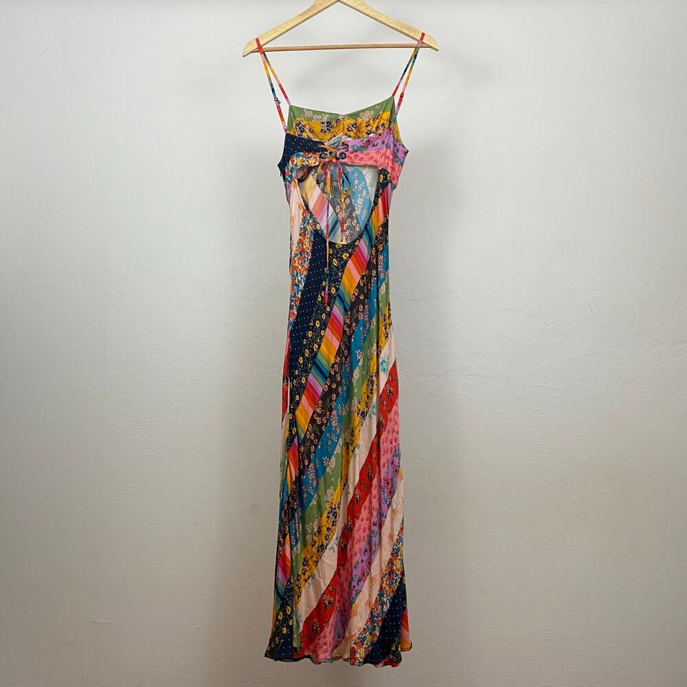 Free People Fiona Maxi Dress - Confetti Combo - Size Medium - Picture 4 of 13
